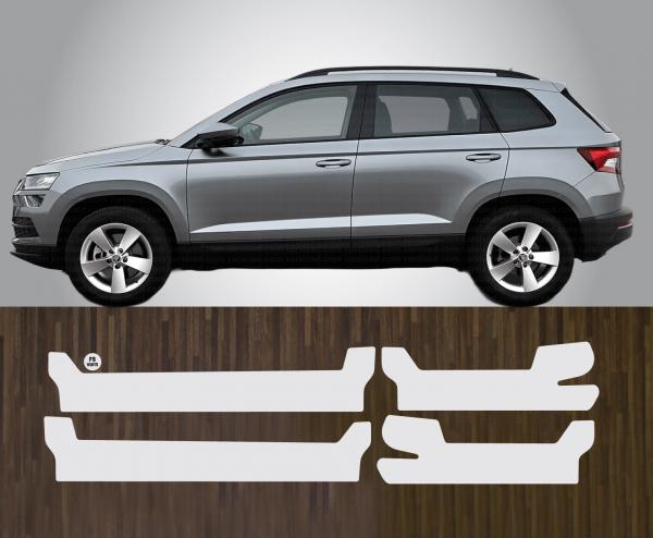 Lackschutzfolie für Türeinstiege Einstiegsleisten Skoda Karoq ab 2021